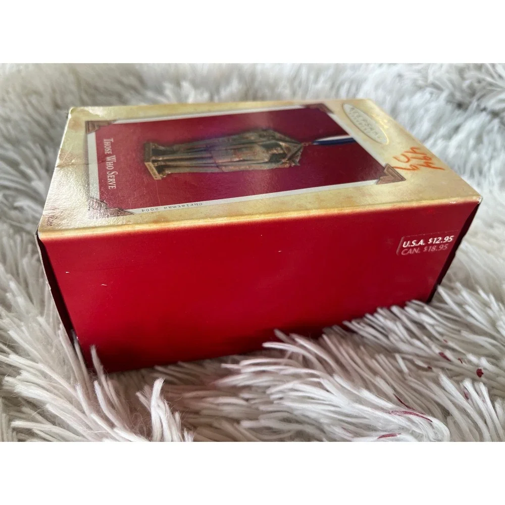 Hallmark Keepsake 2004 Those Who Serve Military Veterans Christmas Ornament Box